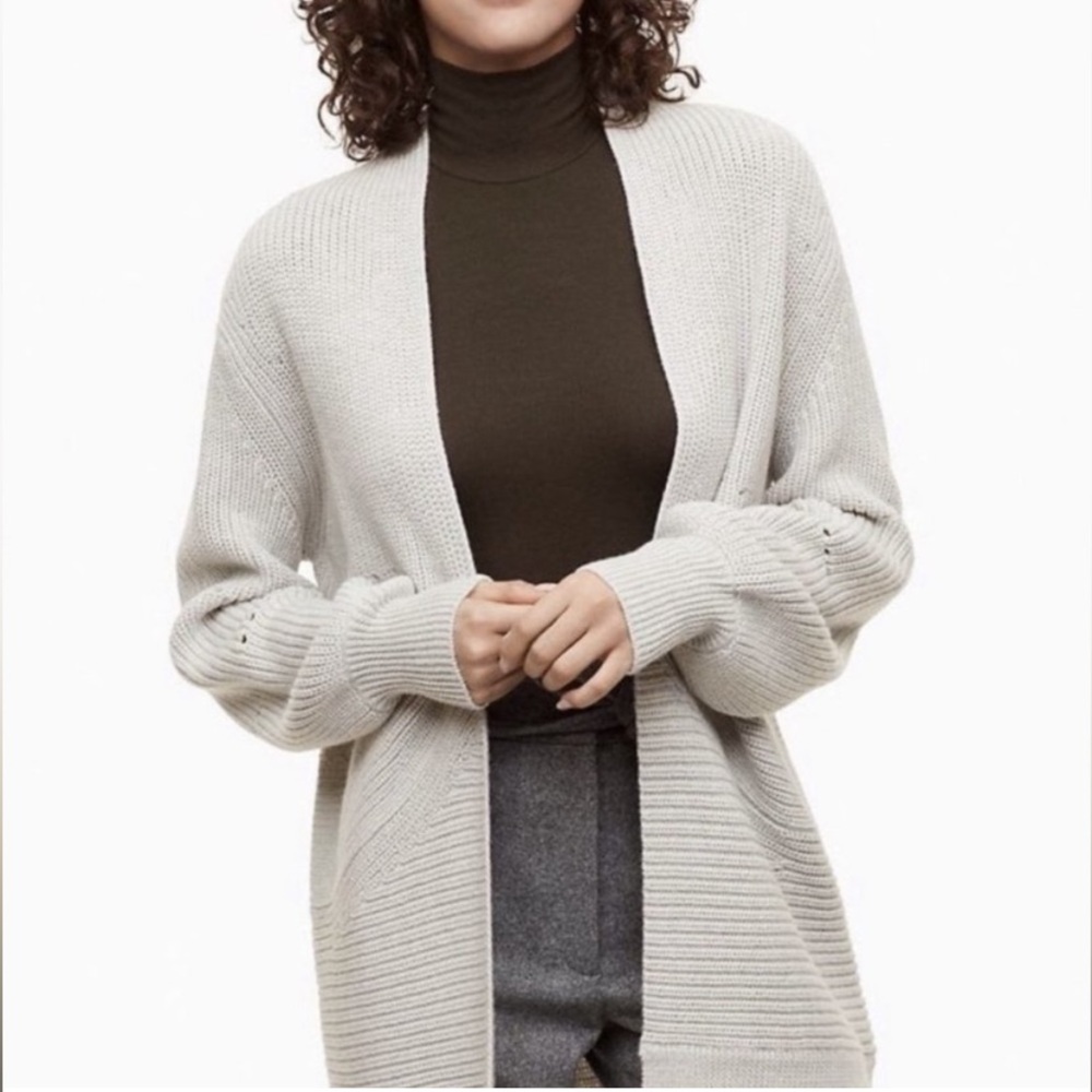 Wilfred Merino Wool Grey Cardigan Women’s XS
